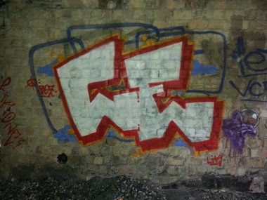 Graffiti Bombing - Photo by CriminalEnergy - CE, LiK, Potsdam (2014)