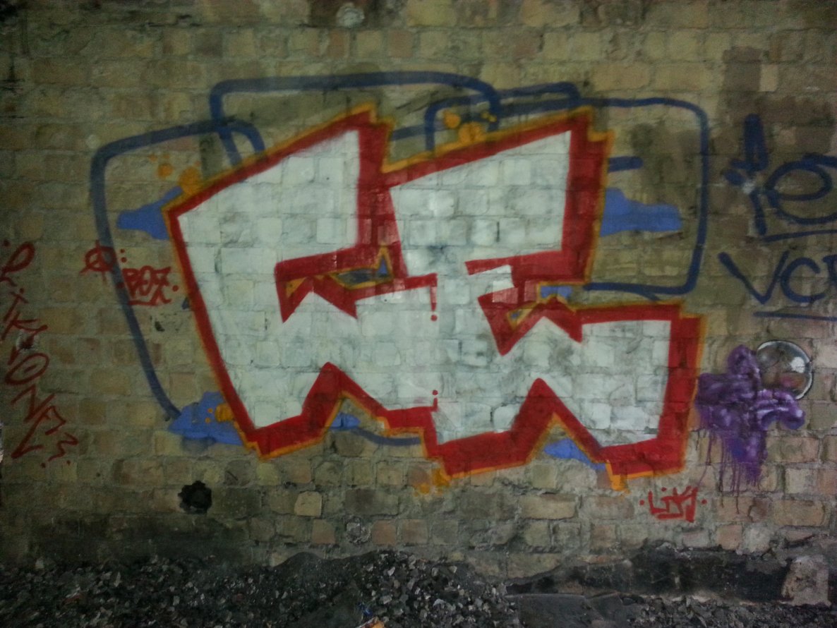 Graffiti Bombing - Photo by CriminalEnergy - CE, LiK, Potsdam (2014)