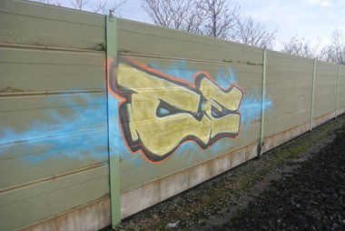 Graffiti Bombing - Photo by CriminalEnergy - CE, Hannover
