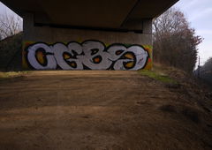 Graffiti Bombing in Helmstedt - Photo by CriminalEnergy - CE, EBS, Helmstedt (2017)