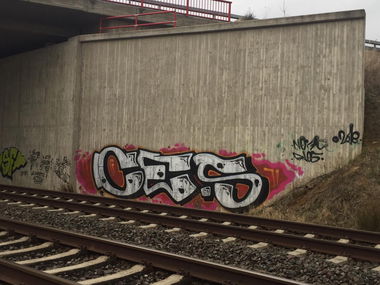 Graffiti Bombing - Photo by CriminalEnergy - CE, Hildesheim (2018)