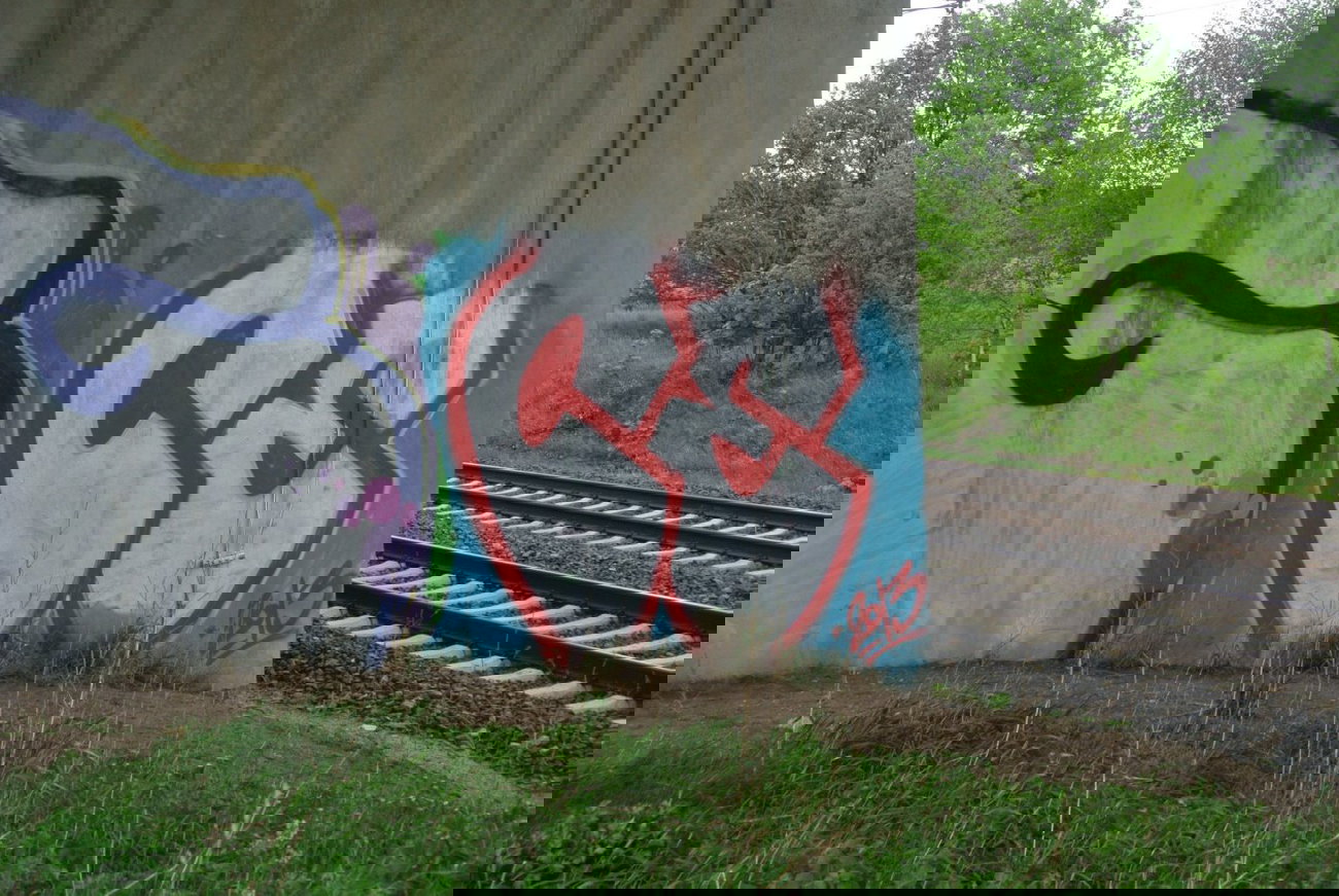 Graffiti Bombing - Photo by CriminalEnergy - CE, Hannover (2013)