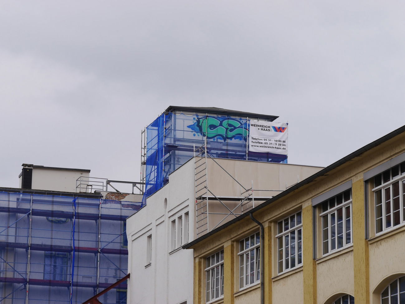 Graffiti Bombing in Braunschweig - Photo by CriminalEnergy - CE, Braunschweig (2017)