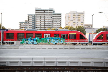 Graffiti Train in Braunschweig - Photo by CriminalEnergy - CE, FAR, Braunschweig (2017)