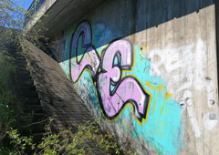 Graffiti Bombing - Photo by CriminalEnergy - CE, Braunschweig (2016)