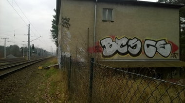 Graffiti Bombing - Photo by CriminalEnergy - CE, BCS, Potsdam (2014)