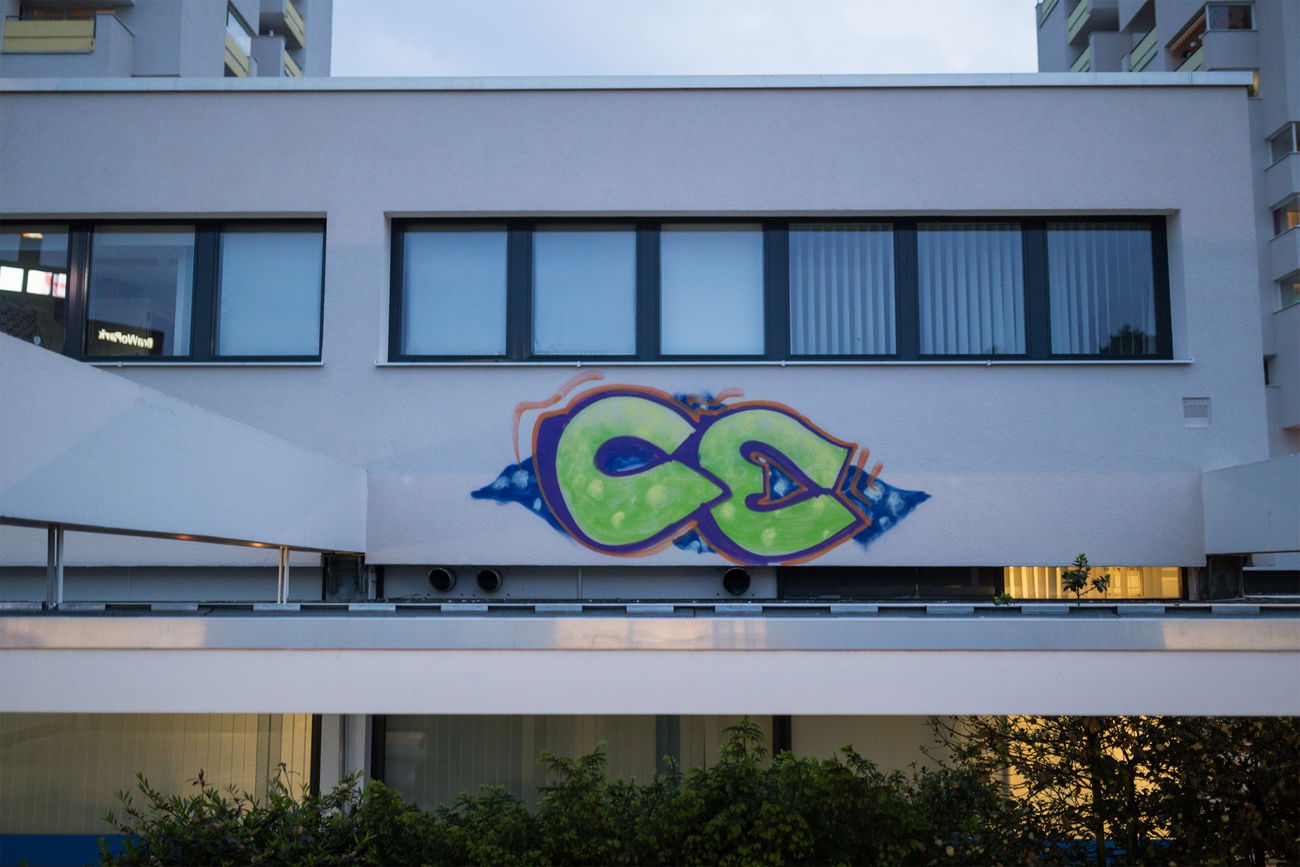 Graffiti Bombing in Braunschweig - Photo by CriminalEnergy - CE, Braunschweig (2016)