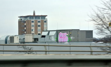 Graffiti Bombing - Photo by CriminalEnergy - CE, Braunschweig (2013)