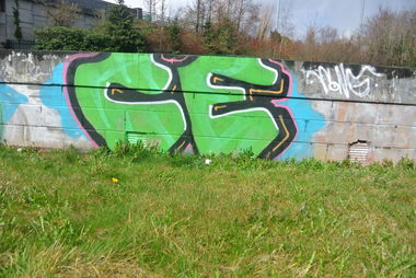 Graffiti Bombing in Dublin - Photo by CriminalEnergy - CE, Dublin, Color_Error (2016)