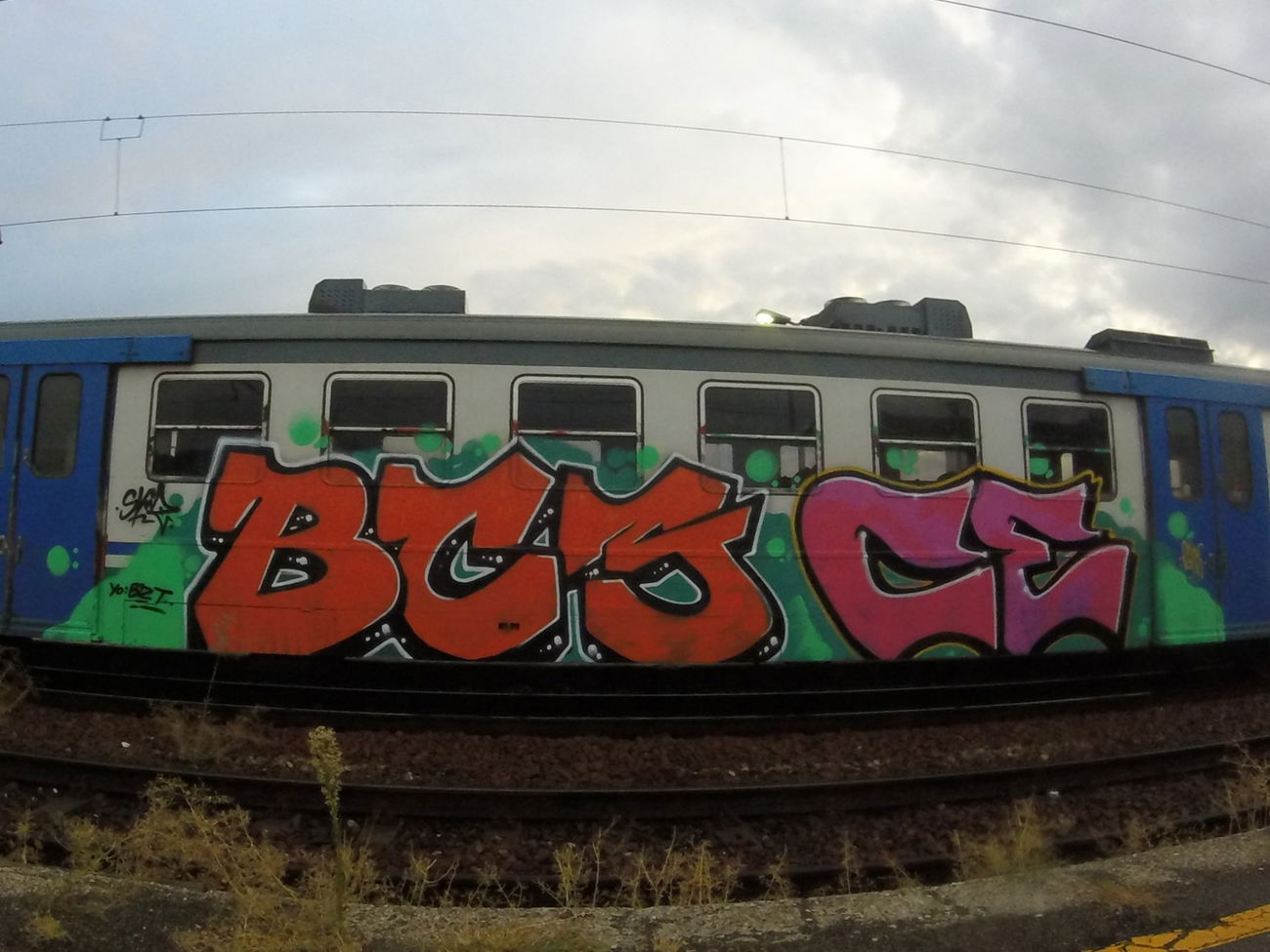 Graffiti Train in Brescia - Photo by CriminalEnergy - BCS, CE, Brescia (2016)