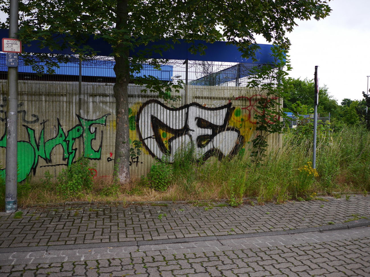 Graffiti Bombing in Braunschweig - Photo by CriminalEnergy - CE, Braunschweig (2017)