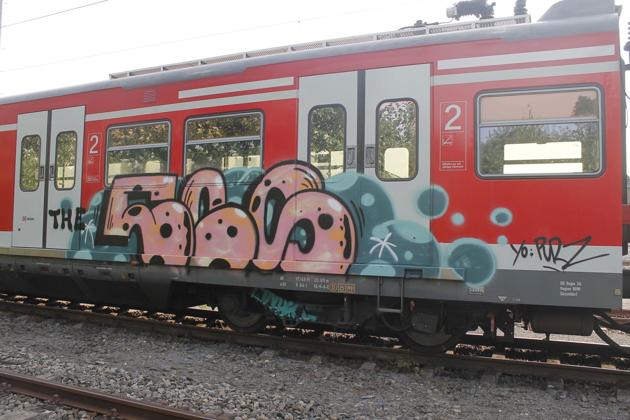Graffiti Train in Köln - Photo by CriminalEnergy - CE, Köln, Color_Error (2016)