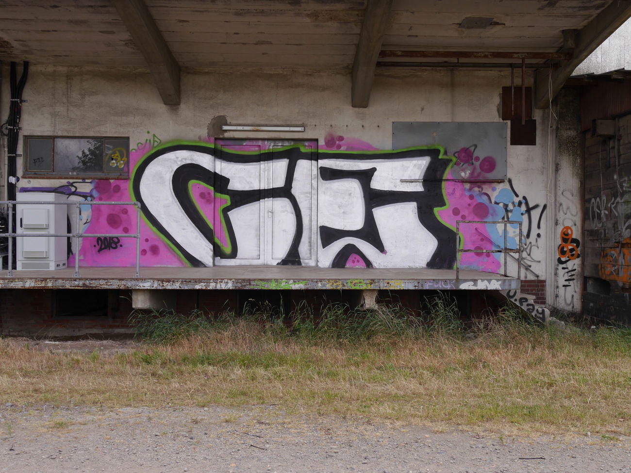 Graffiti Bombing in Wolfenbüttel - Photo by CriminalEnergy - CE, Wolfenbüttel (2018)