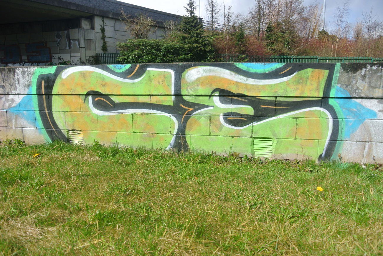 Graffiti Bombing in Dublin - Photo by CriminalEnergy - CE, Dublin, Color_Error (2016)