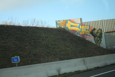 Graffiti Bombing - Photo by CriminalEnergy - CE, Braunschweig (2014)