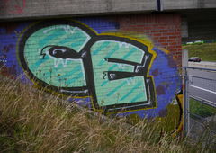 Graffiti Bombing in Braunschweig - Photo by CriminalEnergy - CE, Braunschweig (2015)