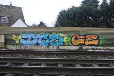 Graffiti in HANNOVER - Photo by CriminalEnergy - BCS, CE, Hannover (2015)