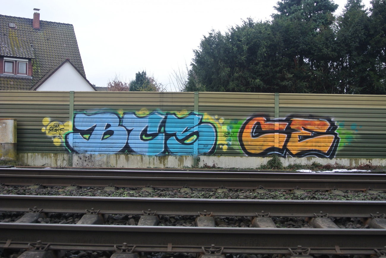 Graffiti in HANNOVER - Photo by CriminalEnergy - BCS, CE, Hannover (2015)