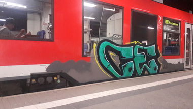 Graffiti Train - Photo by CriminalEnergy - CE, Goslar (2018)