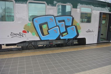 Graffiti Train in Brescia - Photo by CriminalEnergy - CE, SONG, SOUL (2017)