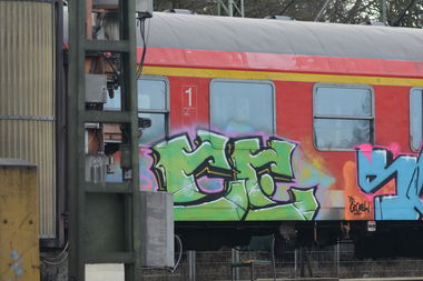 Graffiti Train - Photo by CriminalEnergy - CE, Braunschweig (2016)