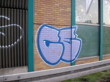 Graffiti Bombing - Photo by CriminalEnergy - CE, Berlin (2014)