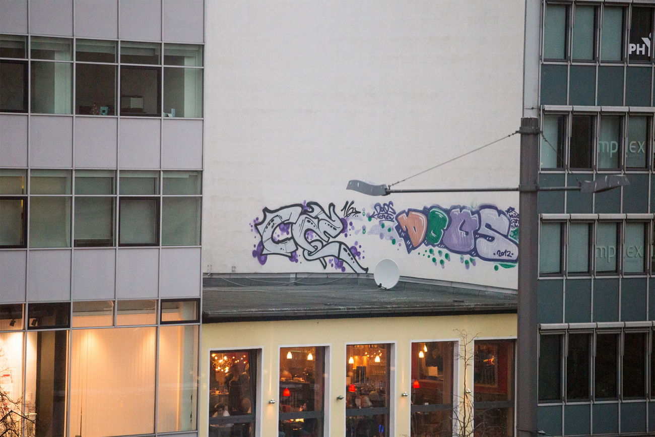 Graffiti Bombing in Braunschweig - Photo by CriminalEnergy - CE, Braunschweig (2016)