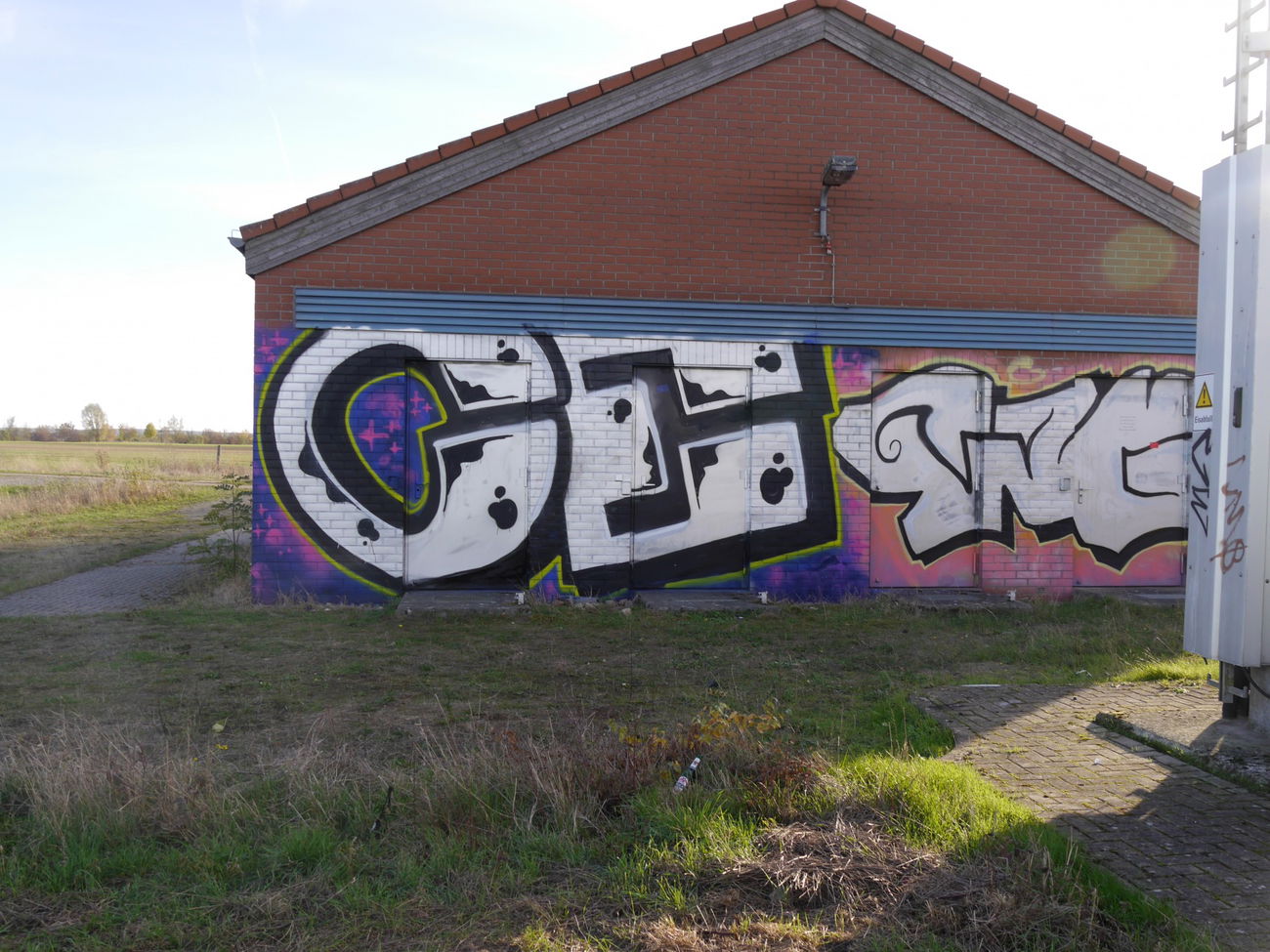 Graffiti Bombing in Wolfsburg - Photo by CriminalEnergy - CE, Wolfsburg (2018)