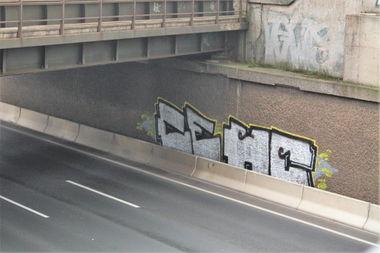 Graffiti Bombing in Braunschweig - Photo by CriminalEnergy - CE, HC, Braunschweig (2016)