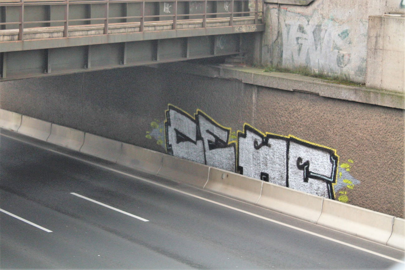 Graffiti Bombing in Braunschweig - Photo by CriminalEnergy - CE, HC, Braunschweig (2016)