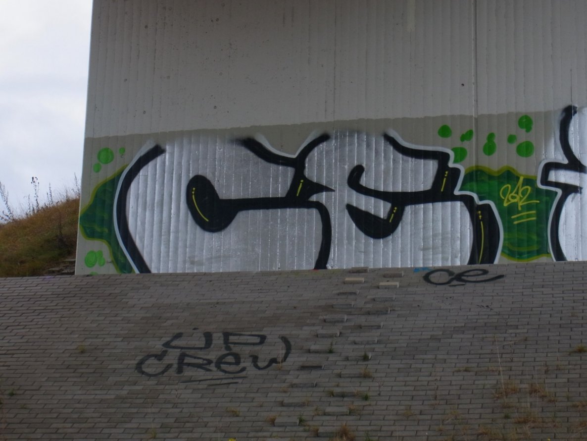 Graffiti Bombing - Photo by CriminalEnergy - CE, Wolfsburg (2012)