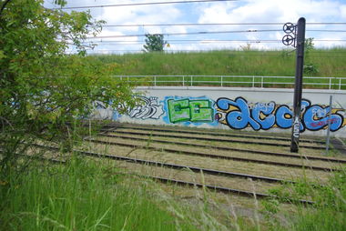 Graffiti Bombing - Photo by CriminalEnergy - CE, Hannover (2015)