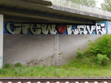 Graffiti Bombing in Braunschweig - Photo by CriminalEnergy - CrewlovE, CE (2018)