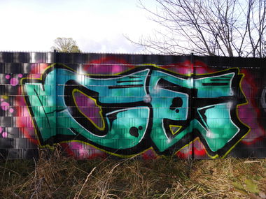 Graffiti Bombing in Braunschweig - Photo by CriminalEnergy - CE, Braunschweig (2018)