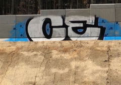 Graffiti Bombing in Berlin - Photo by CriminalEnergy - CE, Berlin (2018)