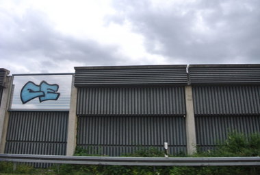 Graffiti Bombing - Photo by CriminalEnergy - CE, Braunschweig (2013)