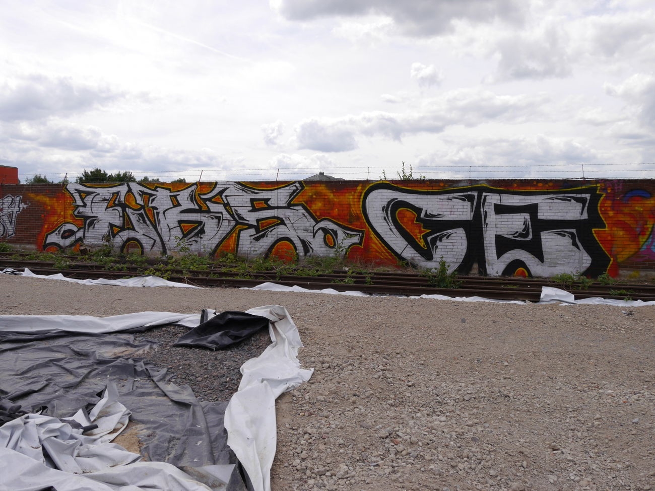 Graffiti Bombing in Wolfenbüttel - Photo by CriminalEnergy - EBS, CE, Wolfenbüttel (2018)