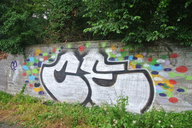 Graffiti Bombing - Photo by CriminalEnergy - CE, HANNOVER (2013)