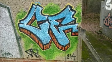 Graffiti Bombing - Photo by CriminalEnergy - CE, Potsdam (2014)