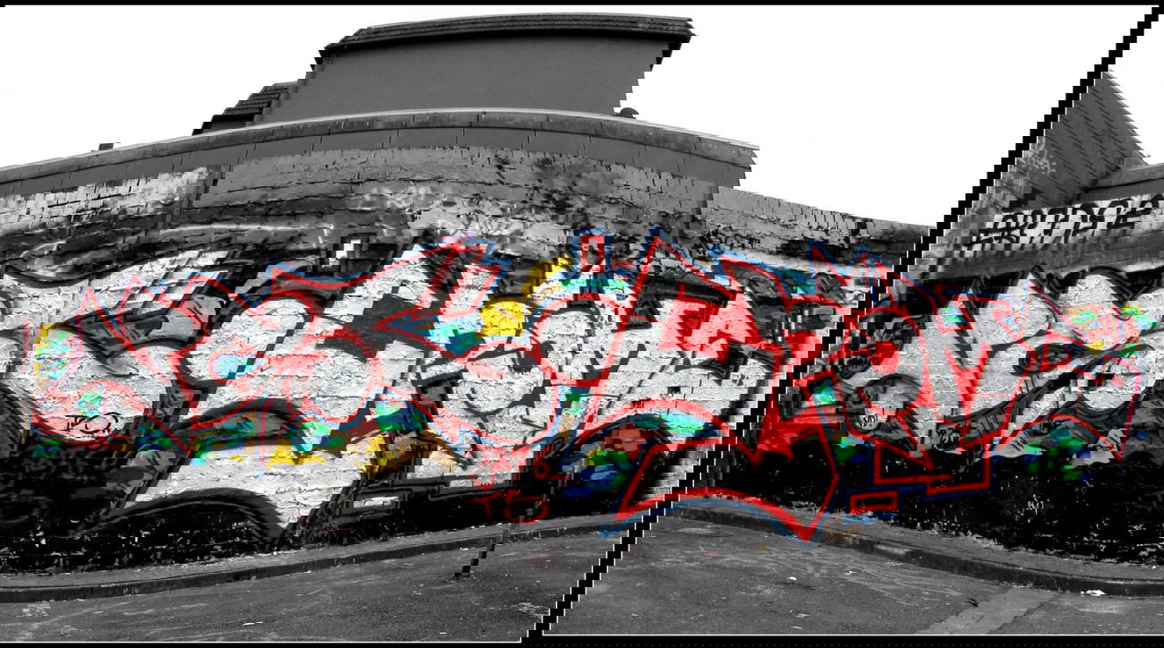 Graffiti Bombing in Braunschweig - Photo by Crome83 - Apez, Apes, Crome (2015)