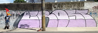 Graffiti Wall in Rio - Photo by Crose