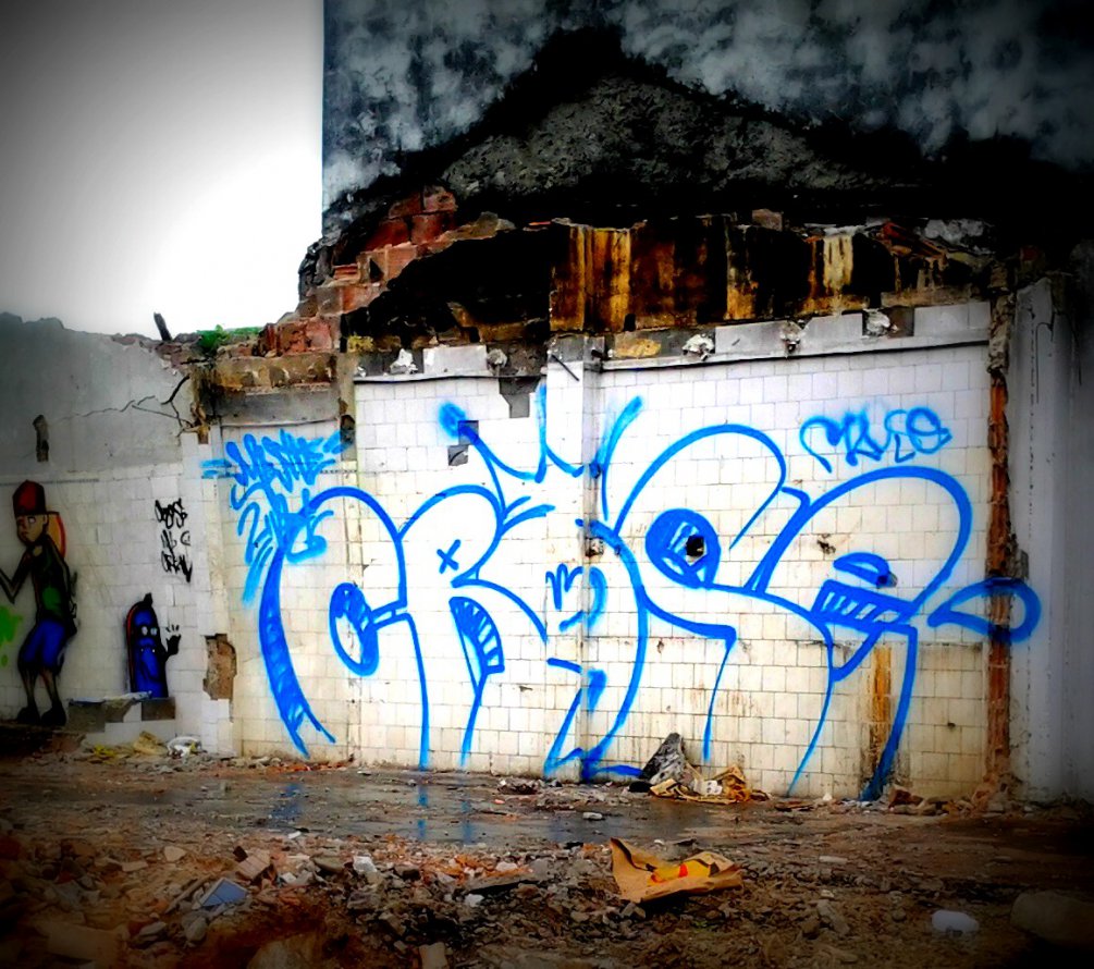Graffiti Bombing - Photo by Crose