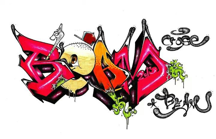Graffiti Sketch - Photo by Crose - Crose, Beam, Graffiti