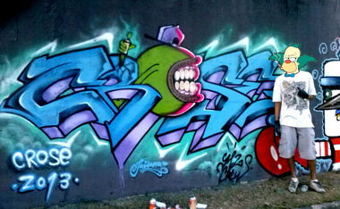 Graffiti Wall - Photo by Crose