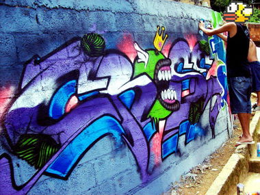Graffiti Wall - Photo by Crose