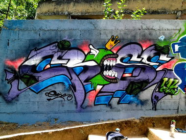 Graffiti Wall - Photo by Crose