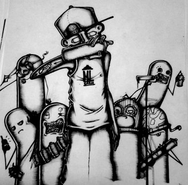 Graffiti Sketch - Photo by Crose