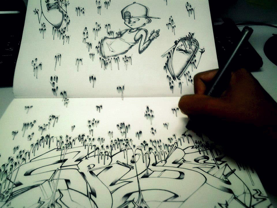 Graffiti Sketch - Photo by Crose