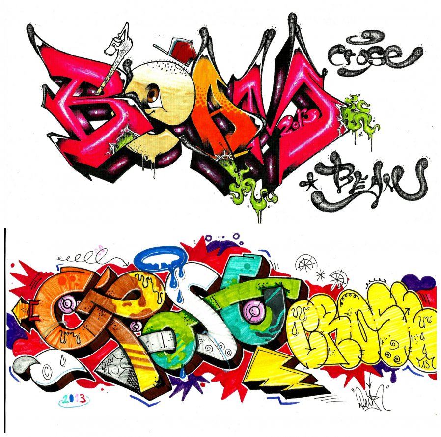 Graffiti Sketch - Photo by Crose - Exchange