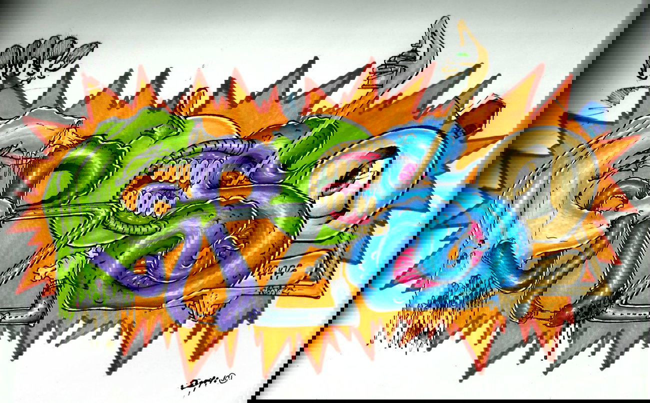 Graffiti Sketch - Photo by Crose